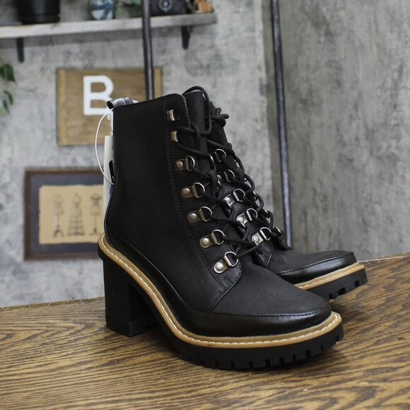 A New Day Womens Tessa Winter Boots 88375335 Black 6.5M - Picture 1 of 10
